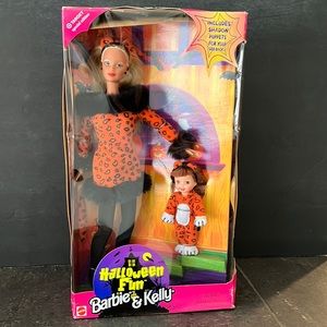Halloween Fun Barbie & Kelly, NIB 1998